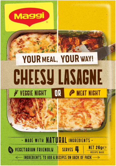 MAGGI Cheesy Lasagne Recipe Base | MAGGI New Zealand