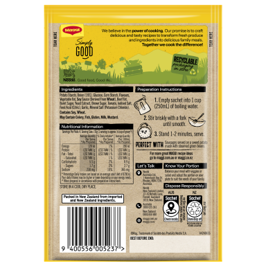 MAGGI Brown Onion Gravy - Back