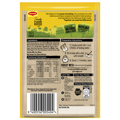 MAGGI Light Brown Gravy - Back
