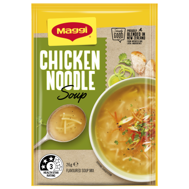 MAGGI Chicken Noodle Packet Soup - Front