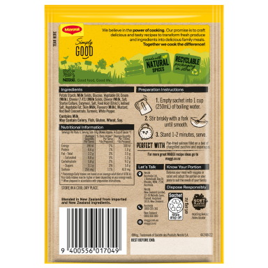 MAGGI Tasty Cheese Sauce 35g Back