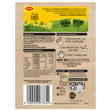 MAGGI Roast Meat Gravy Value Pack - Back