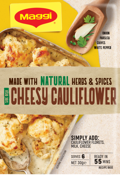 MAGGI Cheesy Cauliflower Side Dish FOP