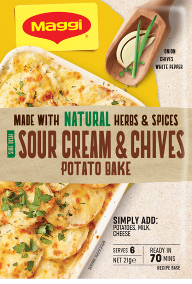 Sour Cream & Chives Potato Bake FOP