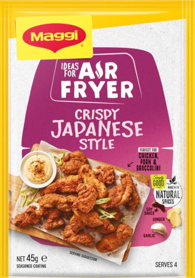 MAGGI AIR FRYER Crispy Japanese Style Seasoned Coating - Front of Pack