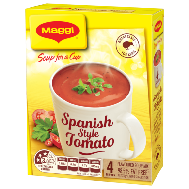 Spanish Style Tomato Soup for a Cup Front of Pack 1080 x 1080px
