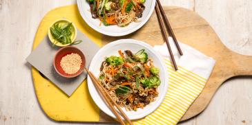 Sesame & Shallot Beef Noodles