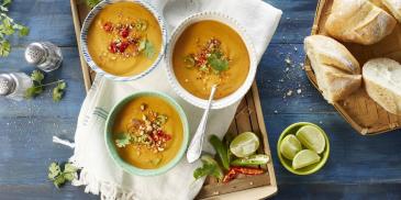 Thai Pumpkin Soup (Vegetarian)