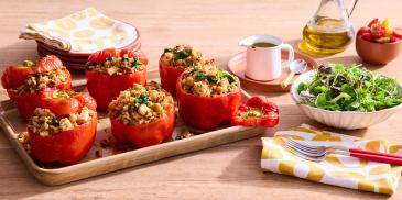 Lamb & Chickpea Stuffed Capsicum