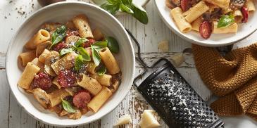 Chorizo & Tomato Rigatoni