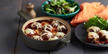 Baked Lamb & Oregano Meatballs